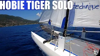 Hobie Tiger Solo techniques, multicam with commentary tutorial