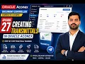 Document Controller Complete Course Episode 27 Creating Transmittals in Oracle Aconex