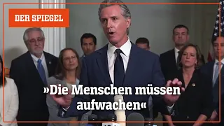 trump herausforderer newsom der magavin aus kalifornien der spiegel