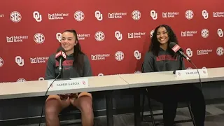 Gabbie Garcia Tia Milloy Interview OU Softball Newcomer Day