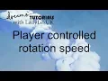 Dreams PS4 Tutorial Player controlled rotation speed