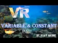 Best tutorial of Variable and Constant of C in 2 minutes with visual effects and animation
