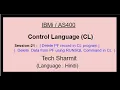 Delete record from pf using RUNSQL command in CL program delete file records using CL program