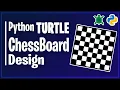 How to Create Chess Board using Python Turtle Python Turtle Graphics Tutorial Turtle Design