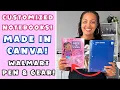 CUSTOMIZED WALMART NOTEBOOKS PEN GEAR NOTEBOOKS CANVA TUTORIAL