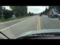 Dash cam timelapse colorado road Boulder to Denver traffic