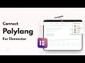 Add Language Switcher in Elementor Fix Template Translation Polylang