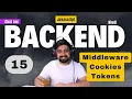 Access Refresh Token Middleware and cookies in Backend