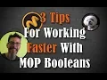 3 Tips For Working Faster With MOP Booleans In MODO