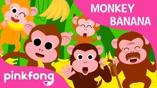 Monkey Banana Baby Monkey Animal Songs PINKFONG Songs For Children 