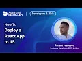 How to Deploy a React App to IIS Server