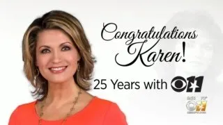 Congratulations Karen Borta On 25 Years With CBS 11 News