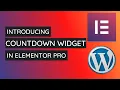 How to Add and Style Countdown Widget in Elementor Pro Elementor Pro Tutorial 2021