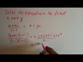 Solving equations to find x and y complex numbers 2