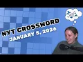 Can we solve the full NYT crossword in under 10 minutes NYT Crossword January 5 2026
