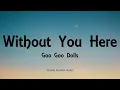 Lagu Goo Goo Dolls - Without You Here (Lyrics) - Let Love In (2006)