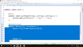TestNg Part2 - Running scripts in batch