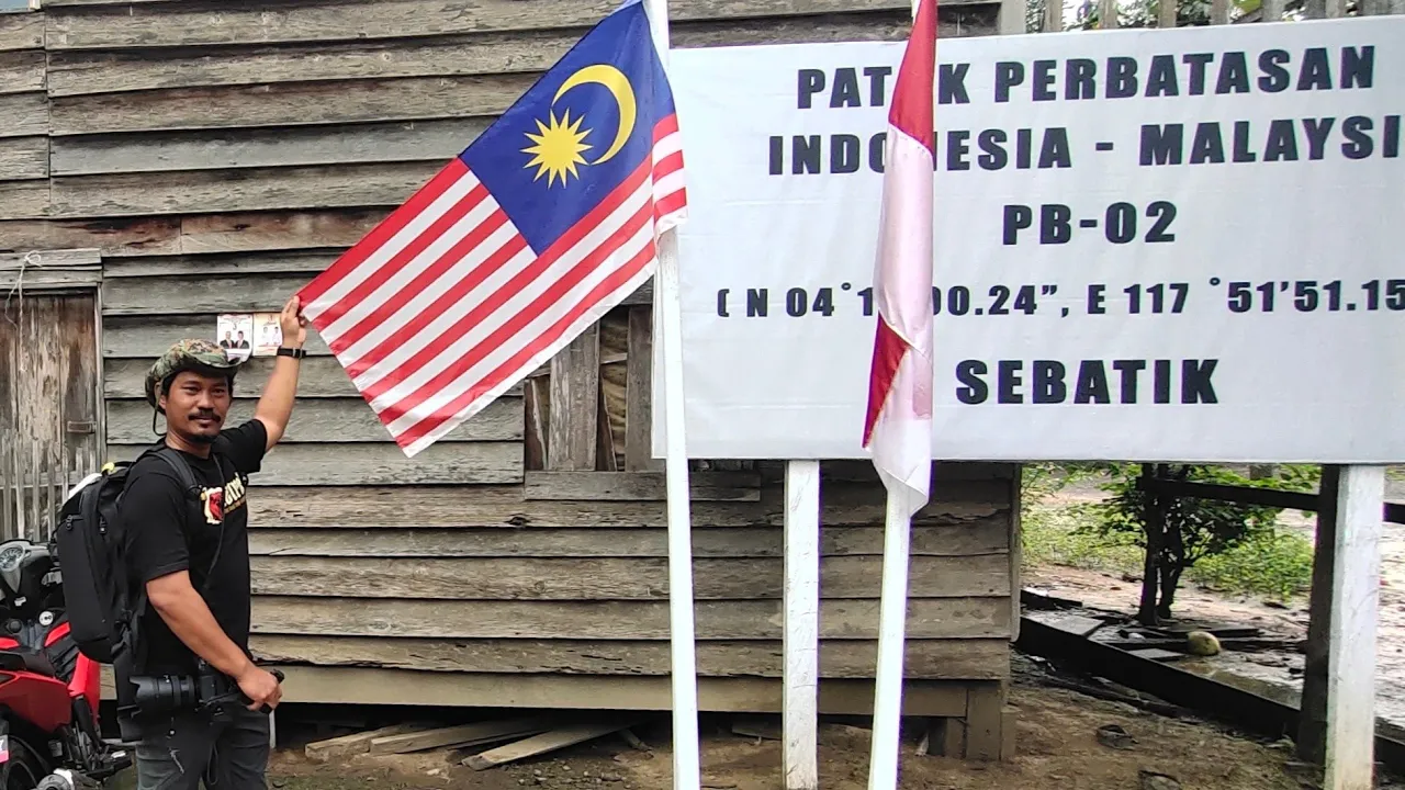 PULAU SEBATIK Setengah Indonesia🇮🇩 setengah Malaysia 🇲🇾