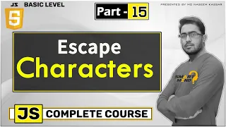 What is escape character in javascript and how to use escape character for beginners