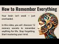 Lagu How to Remember Everything - Boost Your Memory || Graded Reader || Improve Your English ✅️