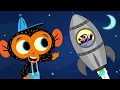 Lagu Miss Mole Blasts Off to the Moon | Mr. Monkey, Monkey Mechanic