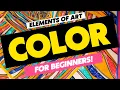 Elements of art Color - Easy color theory for beginners middle school art elementary art