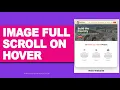 How to Create a Portfolio Image Hover Scroll Effects From Top to Bottom Using Elementor