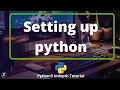 Install python3 code editor on windows mac ubuntu and write your first program Hindi