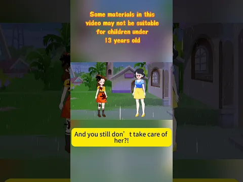 Mom only loves Snow, Belle is so pitiful💔 #cartoon#funny #shortsvideo