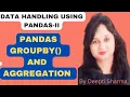 Groupby function in Pandas DataFrame groupby function Aggregation Pandas GroupBy IP