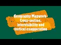 Geography Mapwork Cross-section intervisibility vertical exaggeration