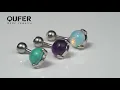Surgical Steel Belly Button Rings Clear CZ Navel Rings Belly Rings Belly Piercing Amazon fashion