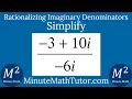Simplify -3 10i -6i