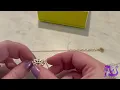 Showcasing Kendra Scott Elisa 14K Gold Cobalt Cats Eye Pendant Necklace