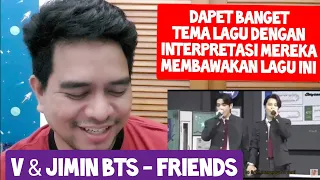 Download [KUPAS] DUET KEREN | V \u0026 JIMIN BTS - FRIENDS | LIVE (Reaction) MP3