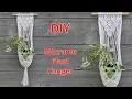 DIY Easy Macrame Plant Hanger Macrame Plant Hanger Tutorial Macrame Wall Hanging Tutorial