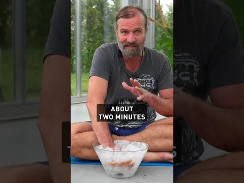 Are you someone who suffers from cold hands? This ice-bucket exercise helps.🧊 #wimhofmethod