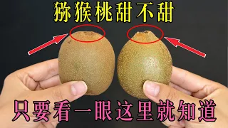 今天才知道，猕猴桃甜不甜，瞧一眼这里就知道，保证买到香甜无空心的好果