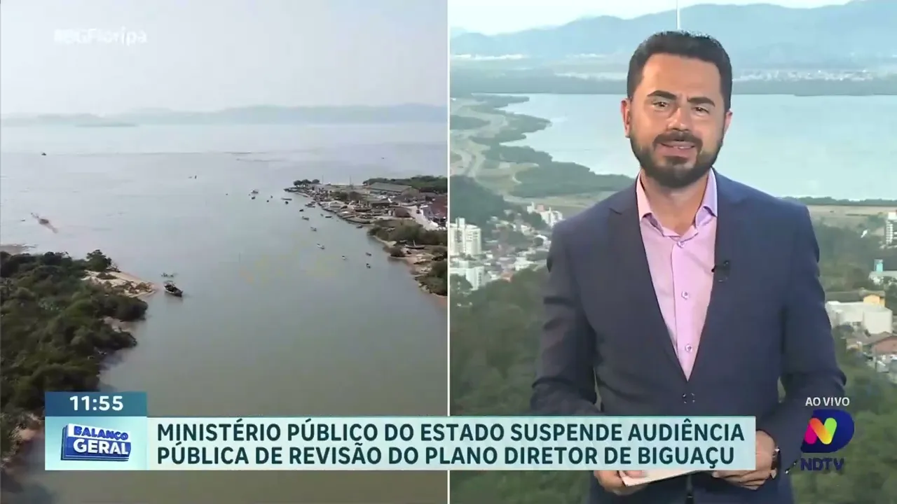 MP de SC suspende audiência de revisão do Plano Diretor de Biguaçu