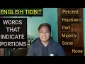 Download Lagu ENGLISH TIDBIT 7 | WORDS THAT INDICATE PORTION