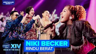 niki becker rindu berat camelia malik spekta 7 indonesian idol 2026