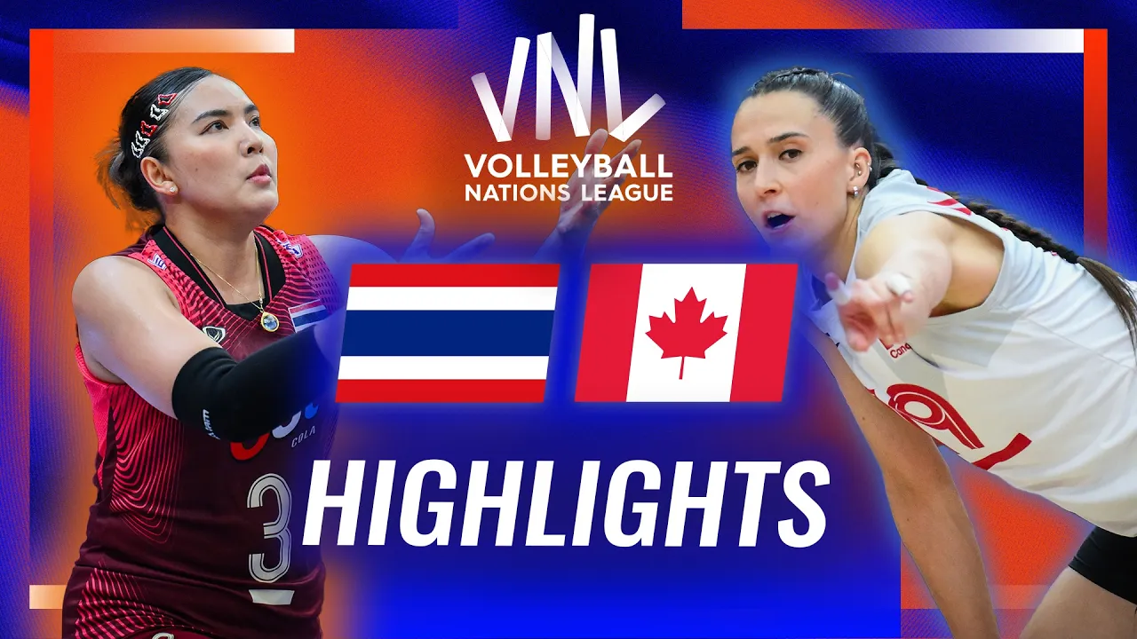 Thailand 🇹🇭 vs. Canada 🇨🇦 - Highlights | Week 2 | Women's VNL 2026