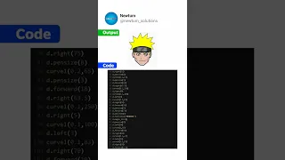 Draw Naruto in Python Using Turtle