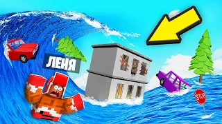 НАДВИГАЕТСЯ Смертельное ЦУНАМИ в ROBLOX ВЛАДУС 