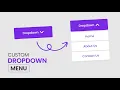 CSS Dropdown Menu From Scratch Dropdown Menu Html Css