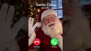 llamada a santa papa Noel