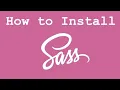 How to install and use Sass in React Js
