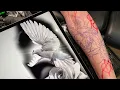 LIVE TATTOO DOVE ROSE