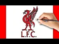 HOW TO DRAW LIVERPOOL LOGO EASY DRAWING STEP BY STEP