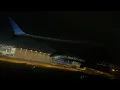 United Airlines Boeing 737 MAX 8 Pushback Taxi and Takeoff from San Francisco SFO